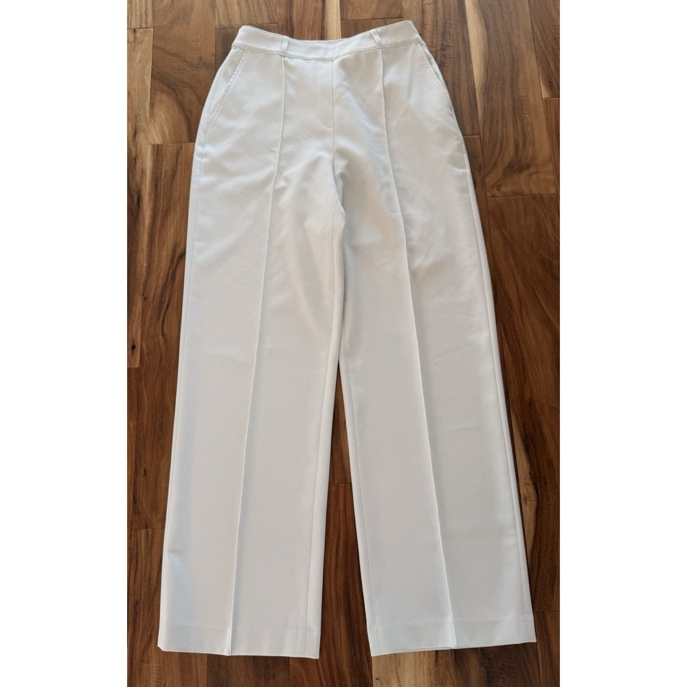 SPANX Opacity Crepe Trousers Size M/ Parchment Color